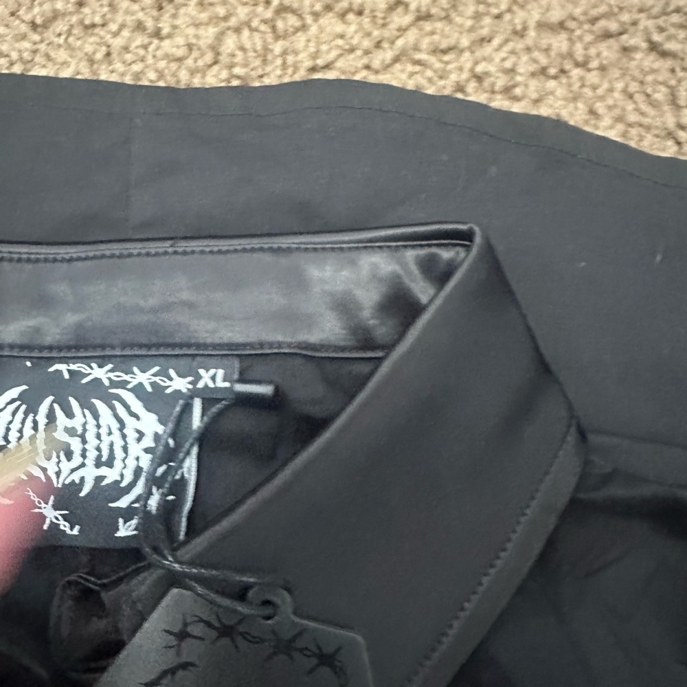 Killstar Black Shirt Jacket - Picture 3 of 6